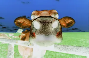 Cow Portrait Prints: Cow