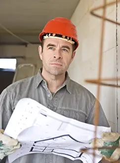 Safety Helmet Prints: Craftsman at work
