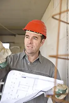 Construction Site Prints: Craftsman at work