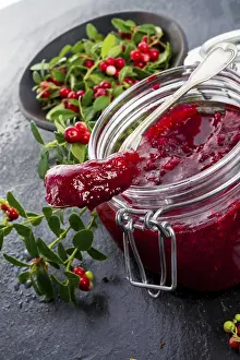 Vegetarian Breakfast Ideas Prints: Cranberry jam