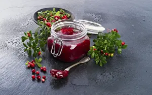 Vegetarian Breakfast Ideas Prints: Cranberry jam