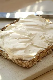 Healthy Diet Food Prints: Cream cheese on bread