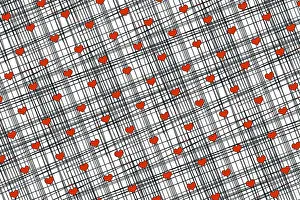 Symbolic Heart Shape Image Prints: Creative abstract heart pattern background texture