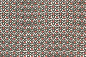 Abstract Heart Background Prints: Creative abstract heart pattern background texture