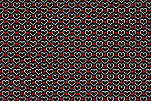 Symbolic Heart Shape Image Prints: Creative abstract heart pattern background texture