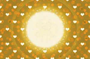 Symbolic Heart Shape Image Prints: Creative abstract heart pattern background texture