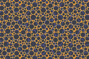 Colourful Abstract Art Prints: Creative concept colorful dots background
