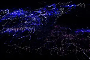 Abstract Night Shot Prints: Creative shot, abstract, dancing light