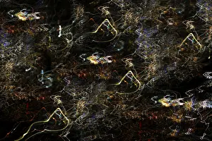 Abstract Night Shot Prints: Creative shot, abstract, dancing light