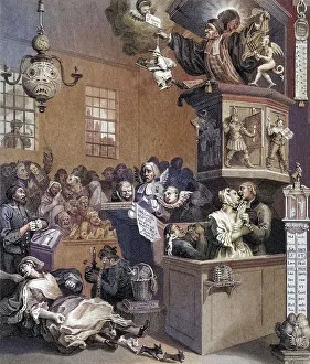 Historical Depiction Prints: Credulity Superstition