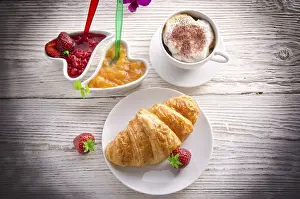 Baked Goods Prints: Croissant