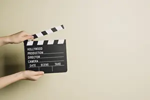 Symbolic Hand Gesture Prints: Crop hands with clapperboard