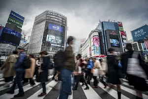 Shibuya Crossing at Night, Tokyo Print