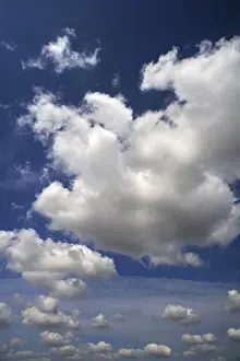 Altocumulus Clouds Germany Prints: Cumulus clouds and altocumulus clouds