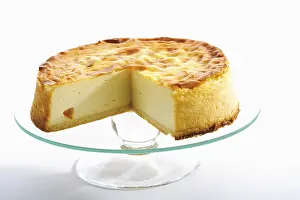 Calorie Rich Foods Prints: Cut cheesecake