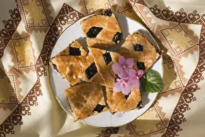 High Calorie Desserts Prints: Damsoncheese cake