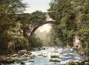Irish Republic Landmarks Prints: The Dargle Bridge, County Wicklow