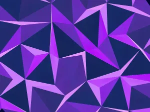 Low Poly Background Prints: Dark polygonal background - abstract computer generated illustration