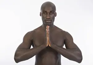 Meditation Pose Prints: Dark-skinned man, 30
