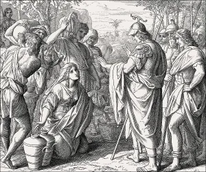 Christian Scripture Artwork Prints: David and Abigail, Old Testament