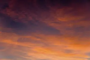 Low Angle View Prints: Dawn sky with red clouds