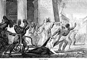 Ancient Egypt History Prints: Death of the philosopher Hypatia