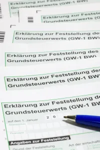 Uninhabited Construction Site Prints: Declaration of property tax value