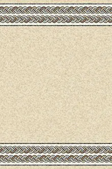Ornate Ceramic Tile Pattern Prints: Decorative border pattern with mosaic tile