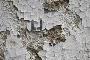 Deserted Urban Landscape Photography Prints: Decrepitude of a wall