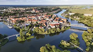Historic Center Aerial Shot Prints: Default