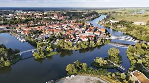 Historic Center Aerial Shot Prints: Default