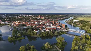 Historic Center Aerial Shot Prints: Default