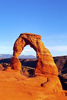 Utah Landscape Prints: Delicate Arch and the La Sal Range