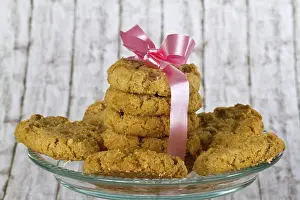 Christmas Cookie Photography Prints: Delicious biscuits on a decorative background