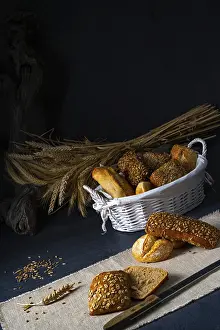 German Breakfast Meal Prints: Delicious and crispy breakfast rolls