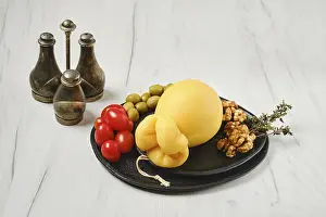 Healthy Lunch Ideas Nutrition Prints: Delicious pulled scamorzza cheese on a plate