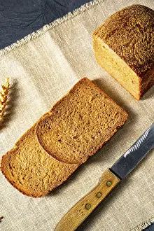 Healthy Eating Prints: Delicious rye bread on the table