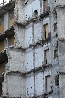 House Building Process Prints: Demolition work