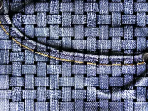 Full Frame Blue Background Prints: Denim background