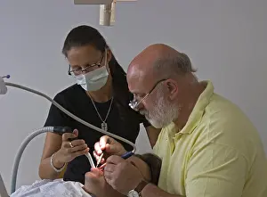 Dentist At Work Prints: Dentist at work