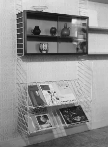 Black And White Interior Photo Prints: The designers of the Swedish String shelf