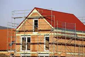 New Residential Building Prints: Detached house under construction
