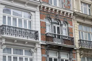 Images Dated 28th February 2024: Blankenberge Brick Facade Print
