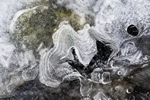 Ice Structures Prints: Details, shapes and structures of ice