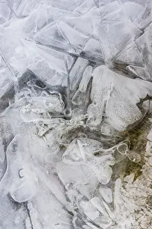 Ice Structures Prints: Details, shapes and structures of ice
