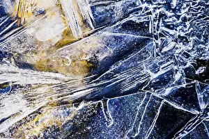 Austria Landscape Prints: Details, shapes and structures of ice