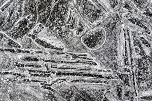 Ice Structures Prints: Details, shapes and structures of ice