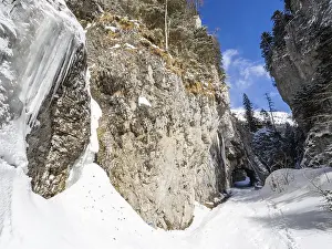 Winter Landscape Photography Europe Prints: Devil's Gorge in winter, Johnsbach