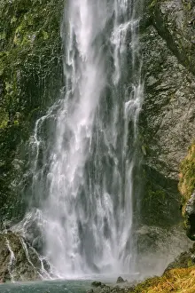 Oceania Rock Formations Prints: Devils Punchbowl Falls, waterfall