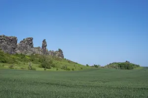 Uninhabited Rocky Formations Prints: Devil's Wall, Konigsstein